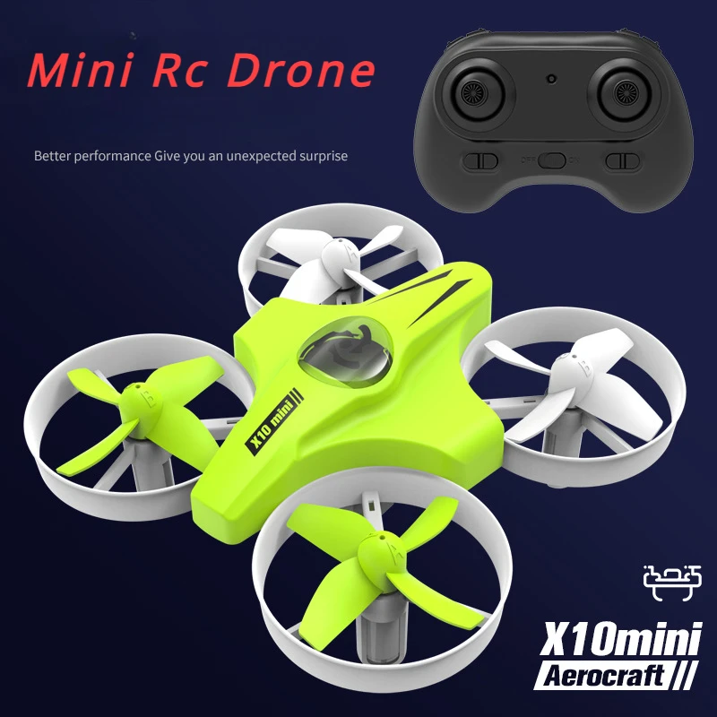 Mini Dron X10 Rc de 4 canales, 6 ejes, modo sin cabeza, helicóptero, 360 grados, Flip, Control remoto, Quadcopter, juguetes, avión, Mini Drone para niños