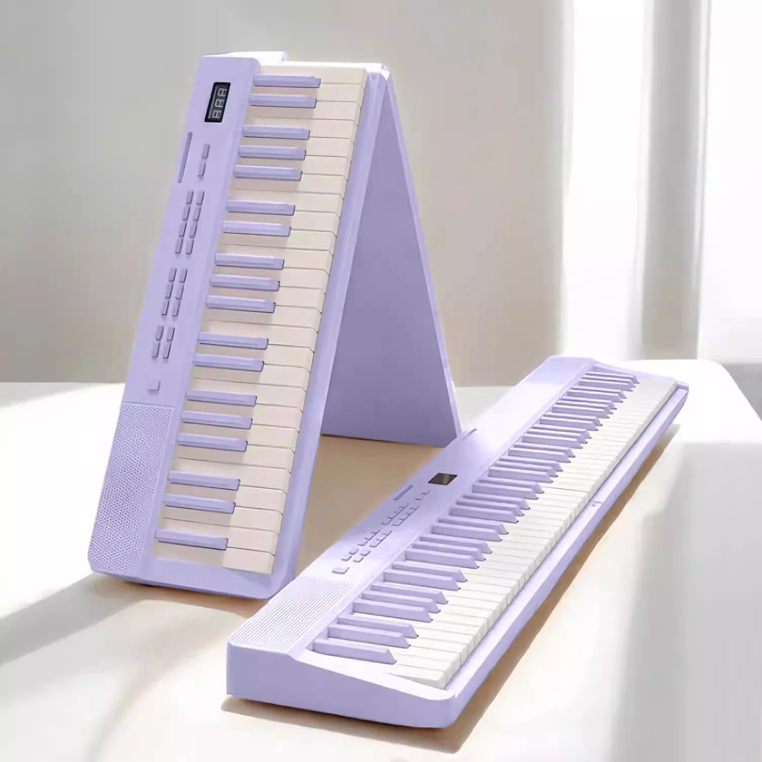 

Складной электронный орган, 88-клавишное интеллектуальное электронное пианино для взрослых, начинающих, Bluetooth-миди-пианино, портативные электрические пианино