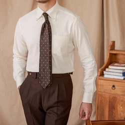 Autumn and Winter Vintage Gentry Cotton Corduroy Long-sleeved Shirt American-style Japanese-style All-match Slim-fit Shirt
