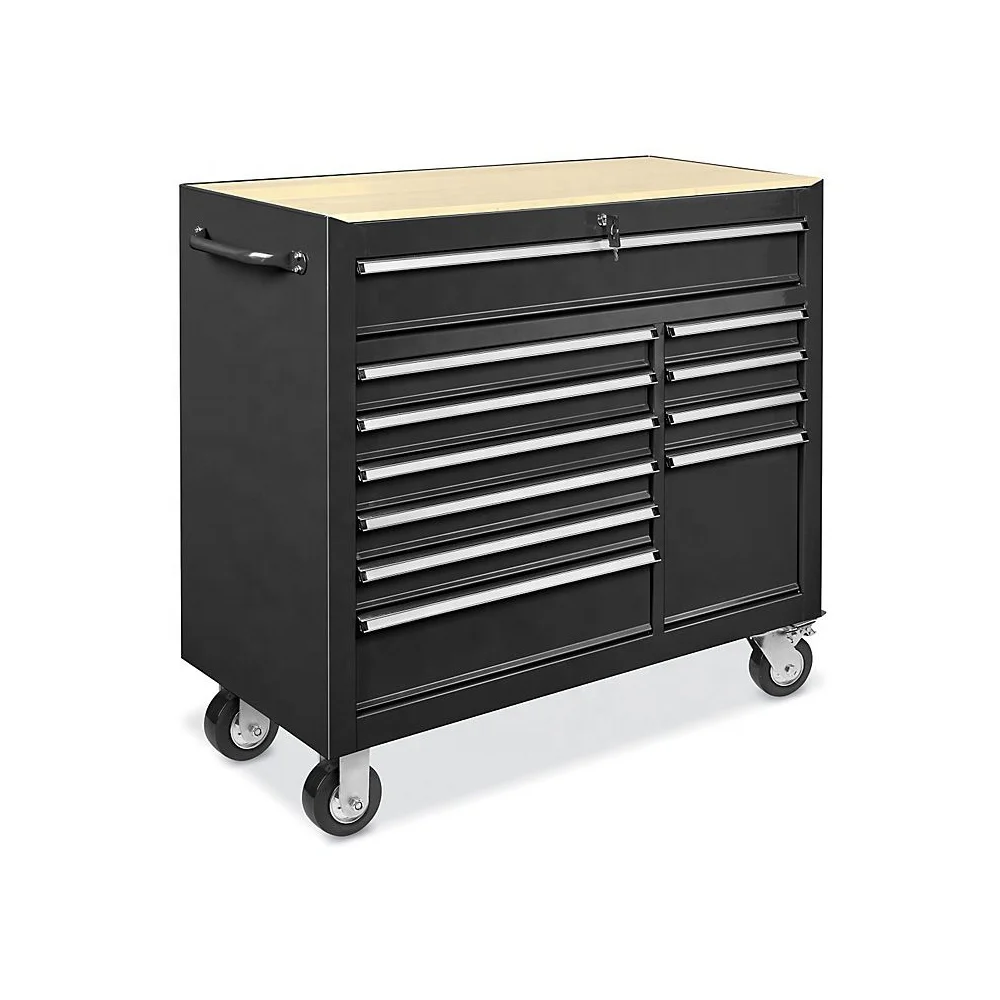 

JZD Steel Garage Tool Cart Rolling Trolley Metal Tool Drawer Cabinet Storage Tool Box With Drawers