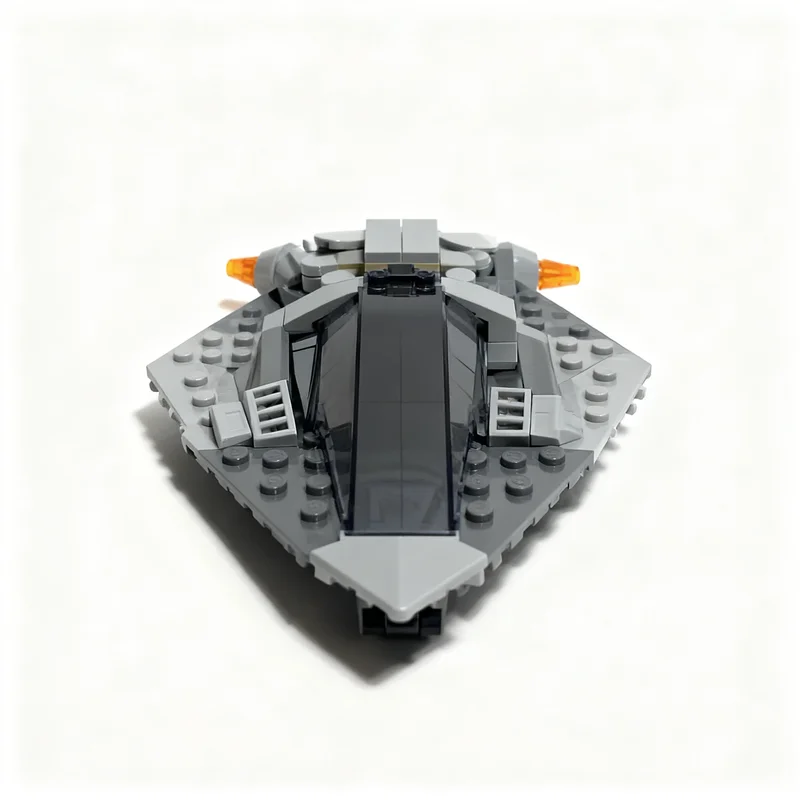 114pcs MOC Pirate Light Interceptor Star Battle Diy Building Blocks Assembly Creative Pack Edition Ace Toy Gift For Collectors
