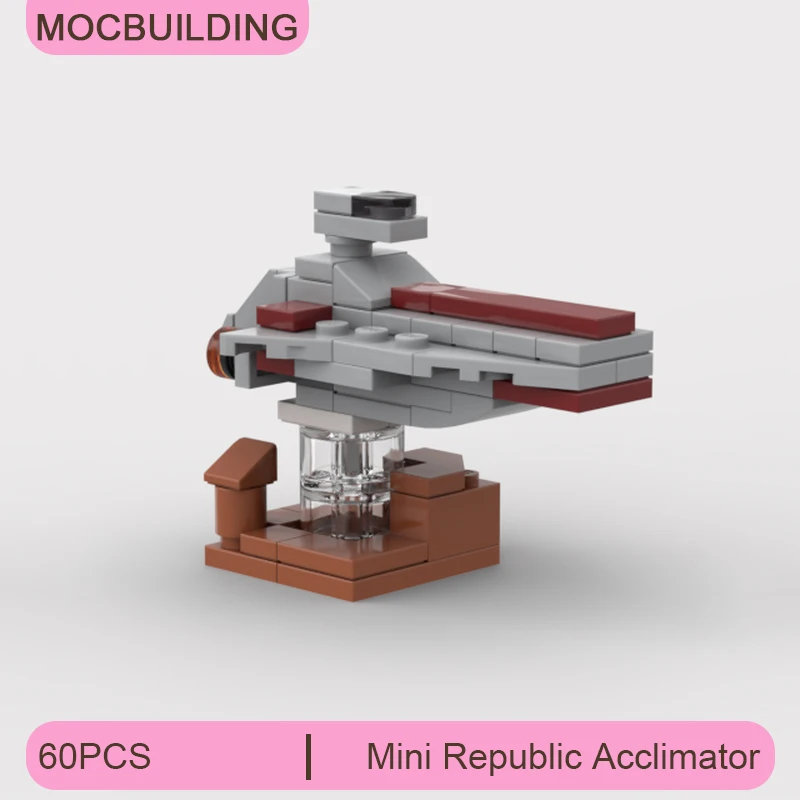 

Конструктор MOC: Мини-модель Акклиматизатора, Сборные Кирпичики, Коллекция «Космос», Креативные Новогодние Игрушки и Подарки, 60 деталей