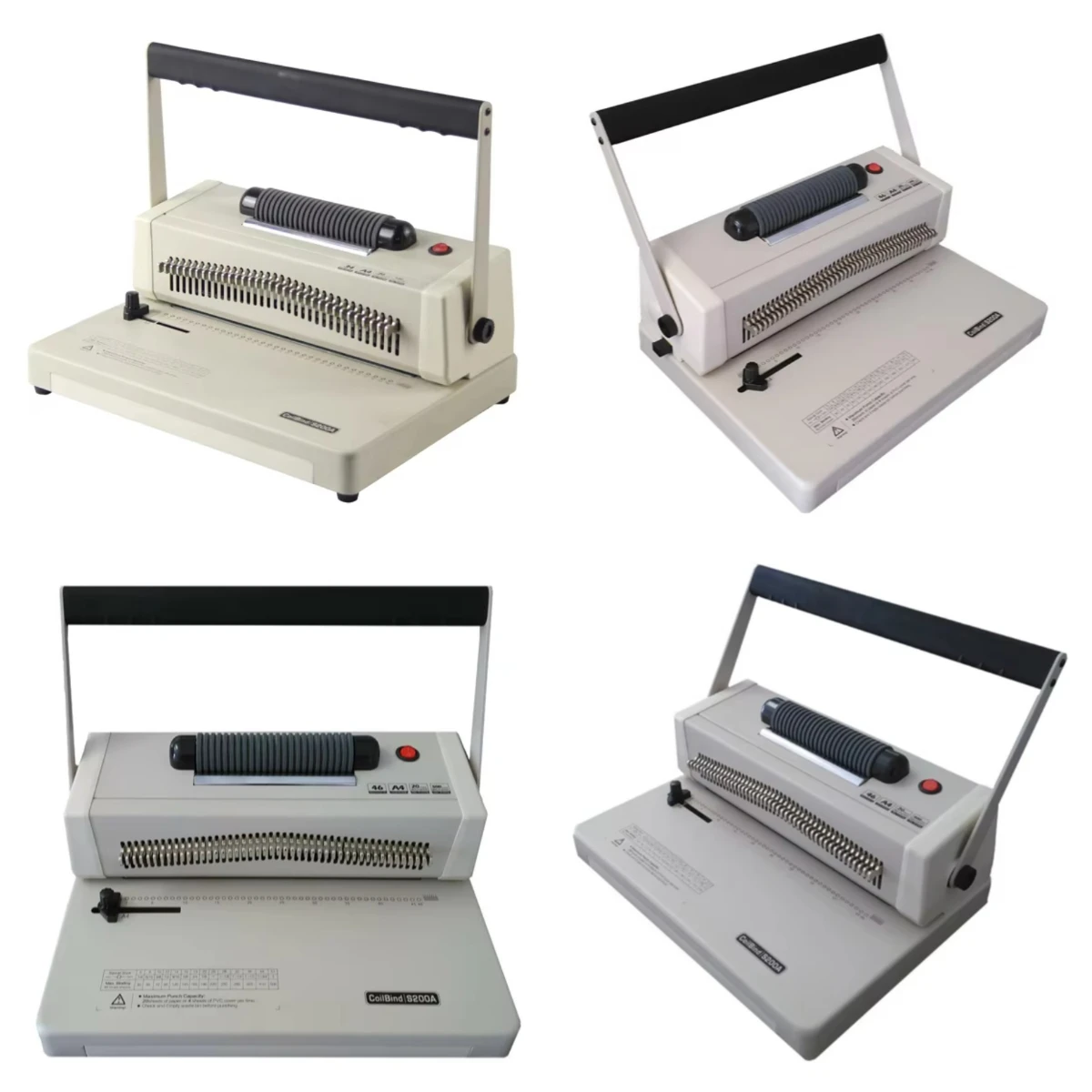 

WJW Easy for Bind Heavy Duty Spiral Coil Punching and Binding Machine S200A