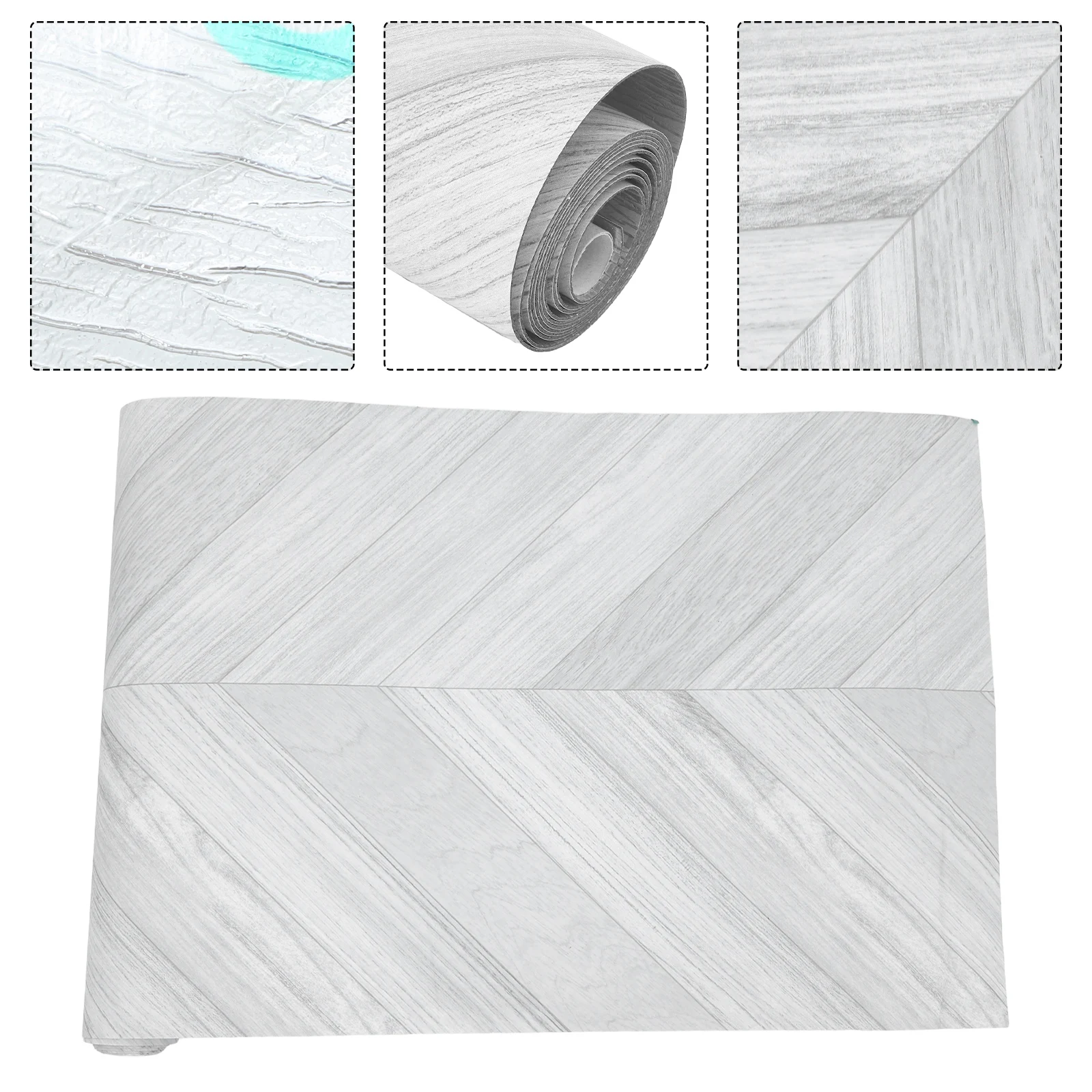 

Self-adhesive Floor Peel Stick Tile Panels and Flooring Kitchen Stickers Planks Wood Vinyl