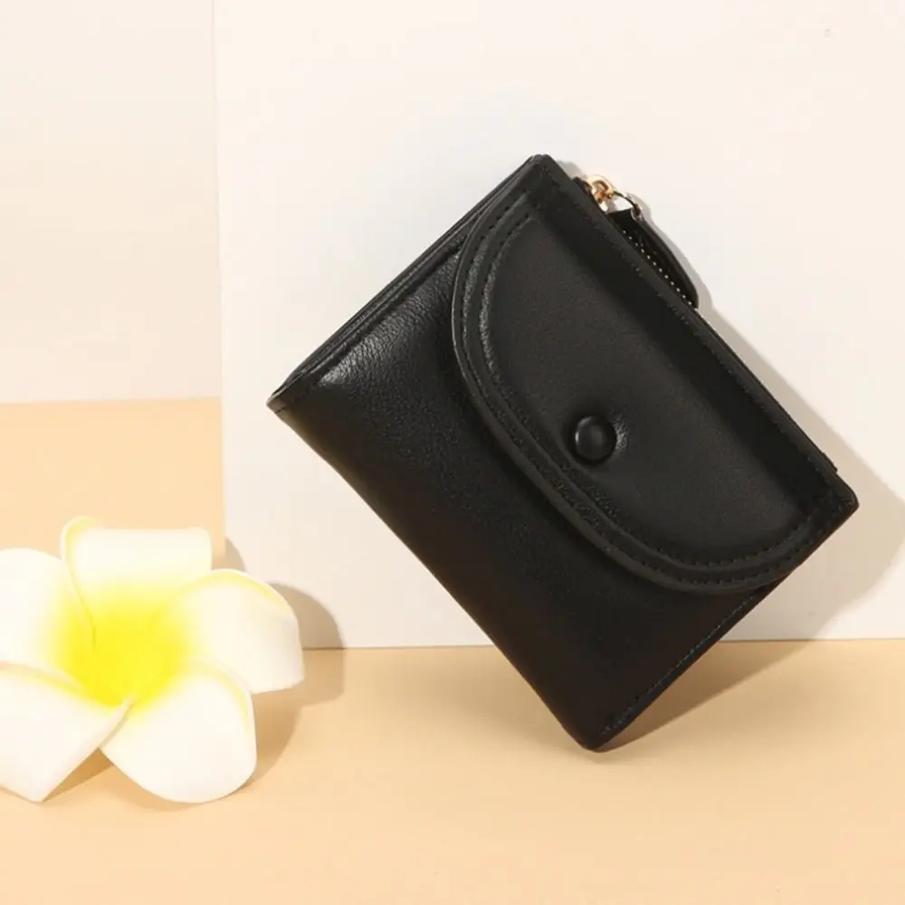 

Card Holder Short Style Women Wallet Delicacy Foldable Mini Wallet Zipper Mini Cash Wallet Travel