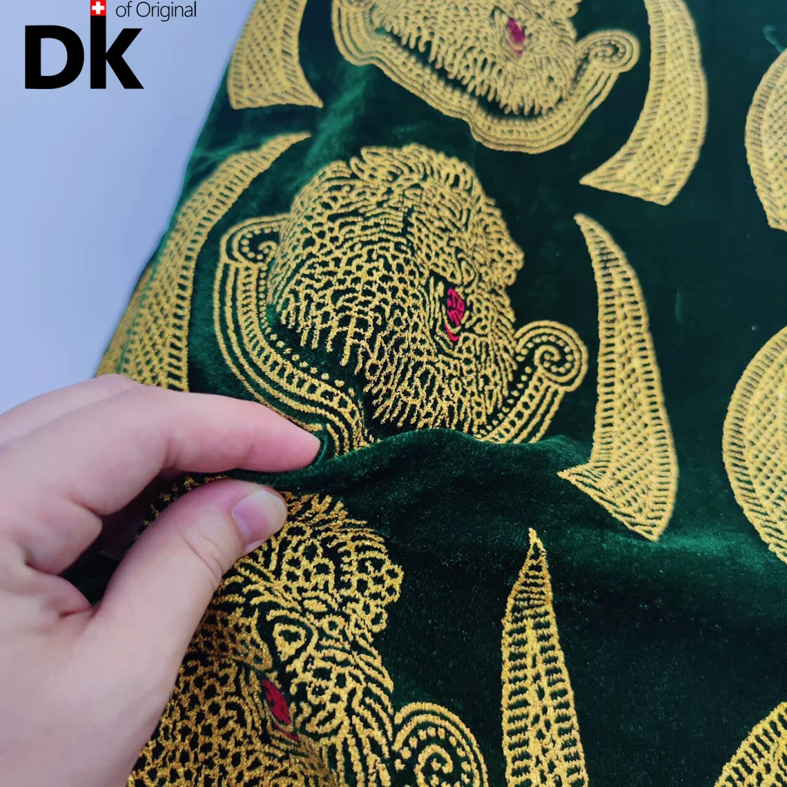 Gold Crown Printed African Velvet Fabric Soft Nigeria Ankara Women Bridal Traditional Wedding Dress Sewing DIY Material