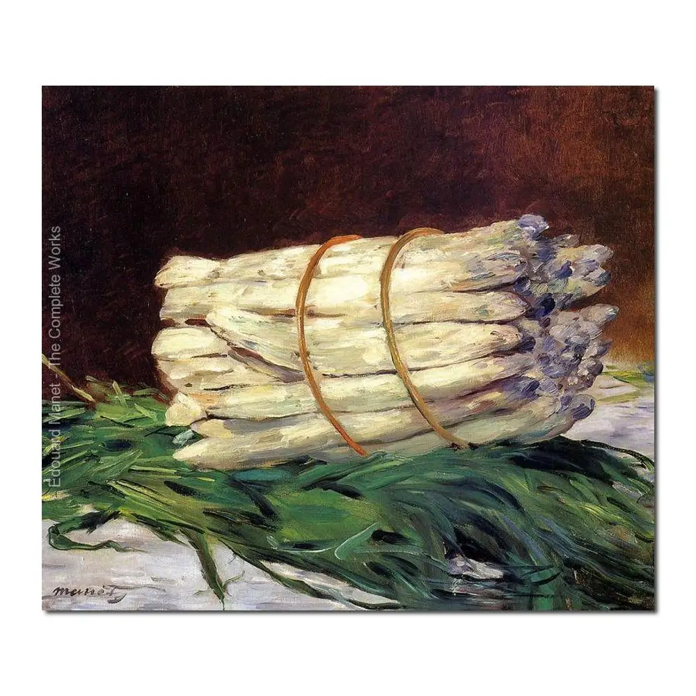 

Paintings for living room wall A Bunch Of Asparagus Edouard Manet High quality Hand painted