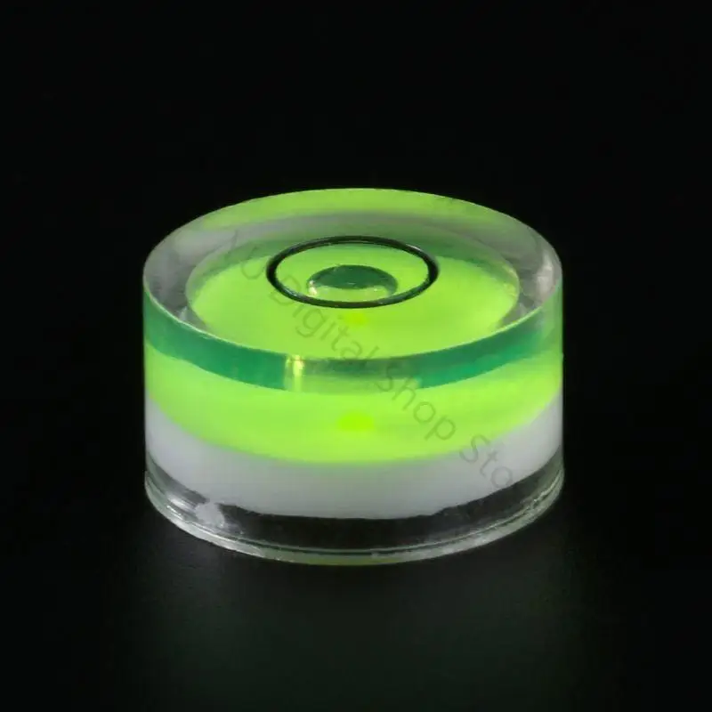 96BA Hochpräzise runde Wasserwaage, grüne Oberflächennivellierung – 4 Stück/Packung 15 x 8 mm für Schallplatten-Plattenspieler – Detail 4