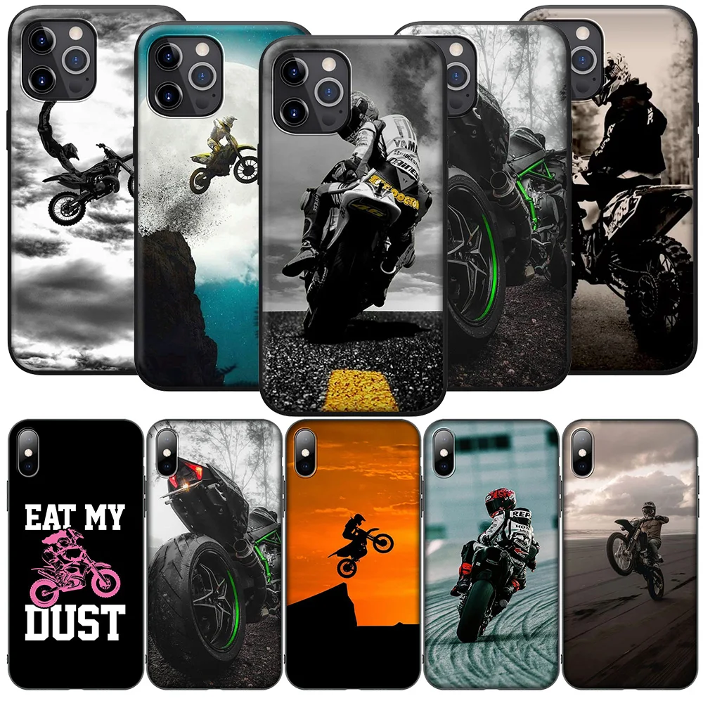 SK121 Moto Cross Motorcycle Sports Phone Soft Case for Huawei Mate 20 P20 P30 Y8P Y8S Y9S Y7A Y9A Y5P Lite Pro