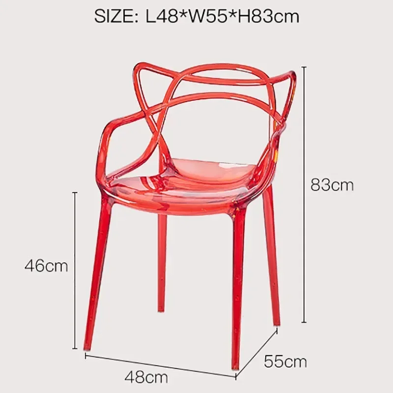 كراسي تناول طعام بلاستيكية من الأكريليك للأماكن الخارجية ، كراسي تناول طعام للمطاعم والفنادق ، سيلا للاسترخاء بيضاء شفافة ، أثاث عتيق