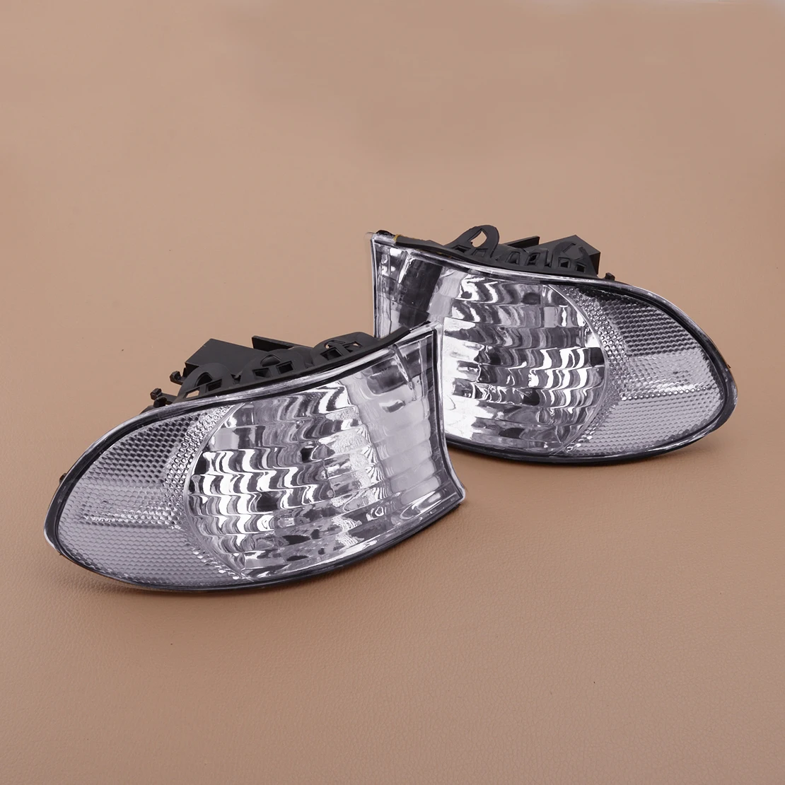 

1 Pair Clear Front Corner Turn Signal Clear Lamp Light Housing fit for BMW 7 Series E38 LCI Facelift 1999-2001