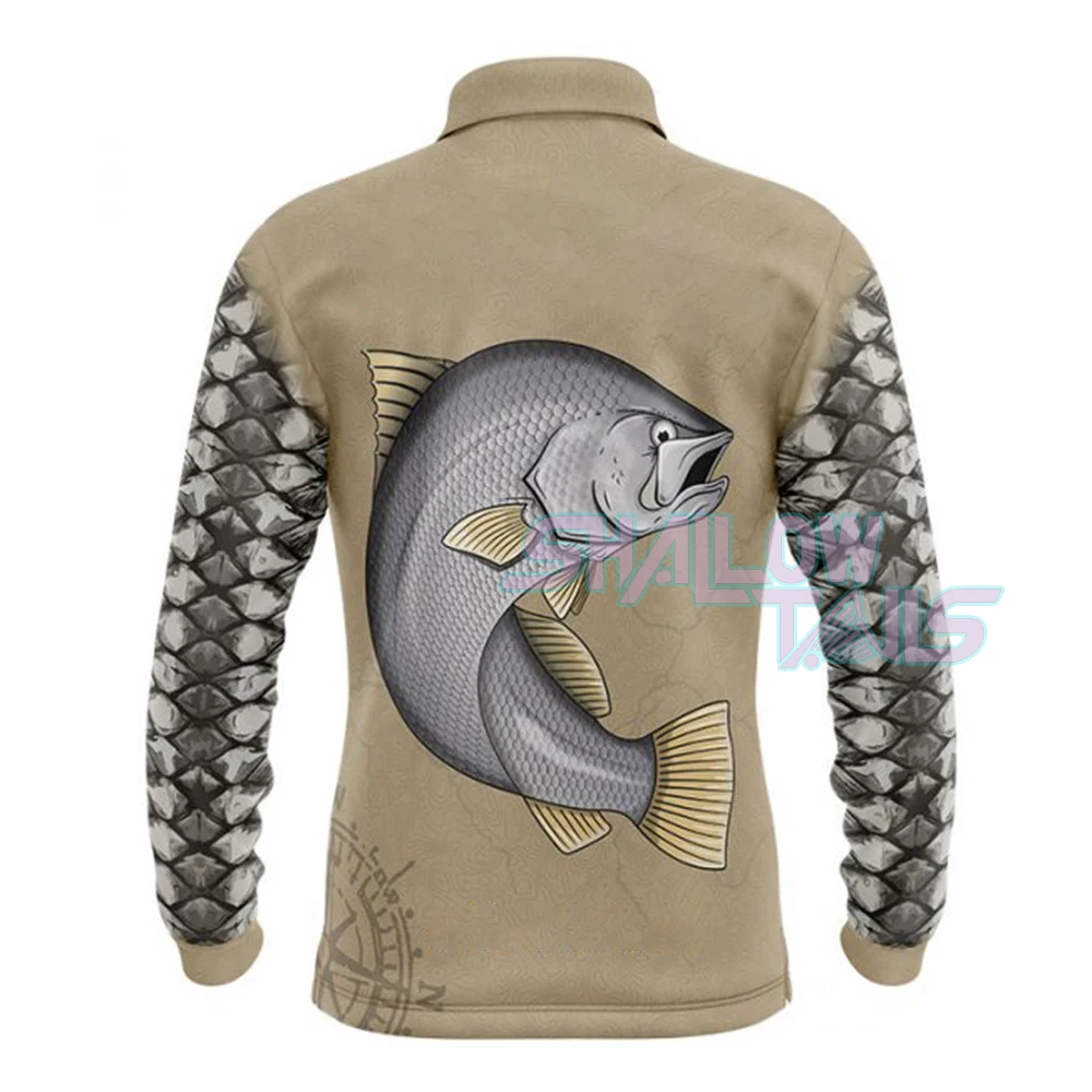 Camicia da Pesca abbigliamento da Pesca professionale leggero morbido protezione solare abbigliamento Jersey camicie a maniche lunghe trampolieri all'aperto Pesca