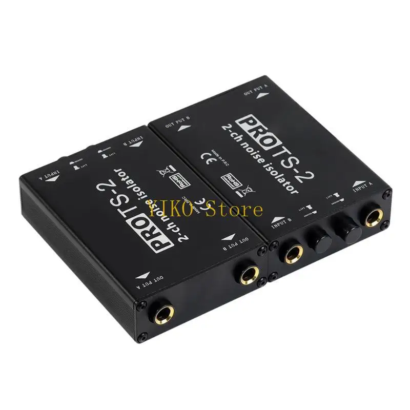 K32C 6,5 mm grondringen geluidsisolatorgeluidsfilter voor auto -geluidshuis stereosystemen