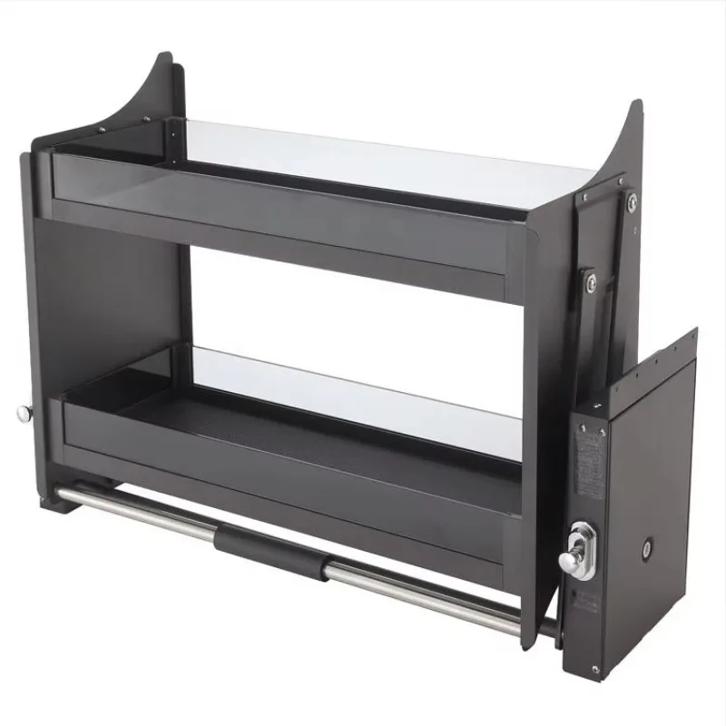 Kitchen cabinet pull-down elevator cabinet lifting system