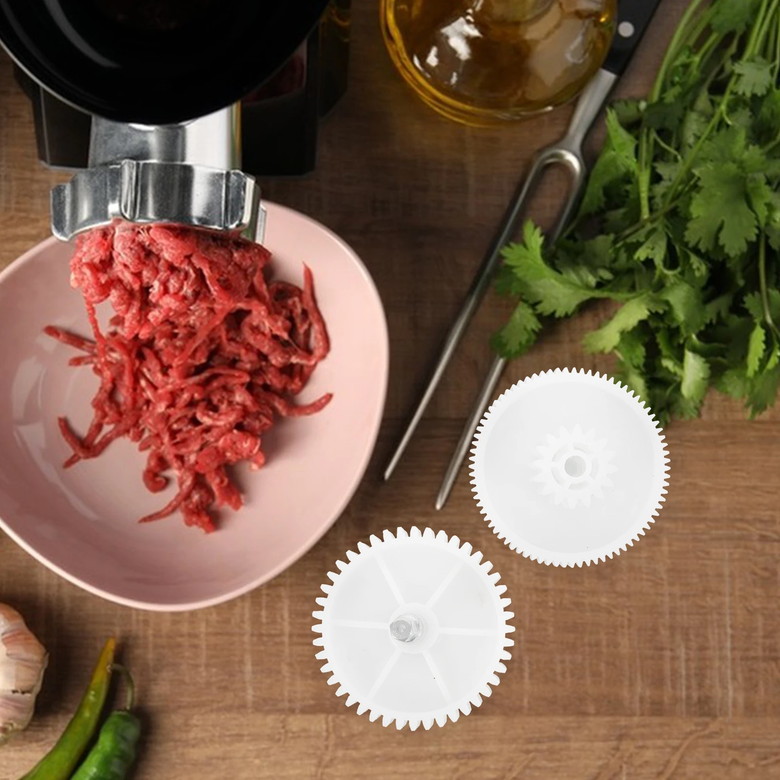 

Plastic Gear for Meat Grinder 1 Set Kitchen Accessories Mincer Parts Replacement Long Term Use Efficient Grinding Meat
