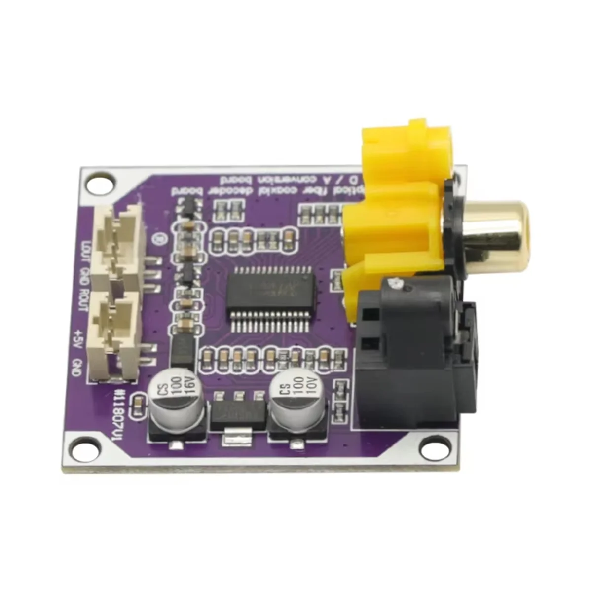 A002 Digital Audio Decoder 24bit 192khz Optical Fiber Coaxial Digital Signal Input Stereo Output Decod Board