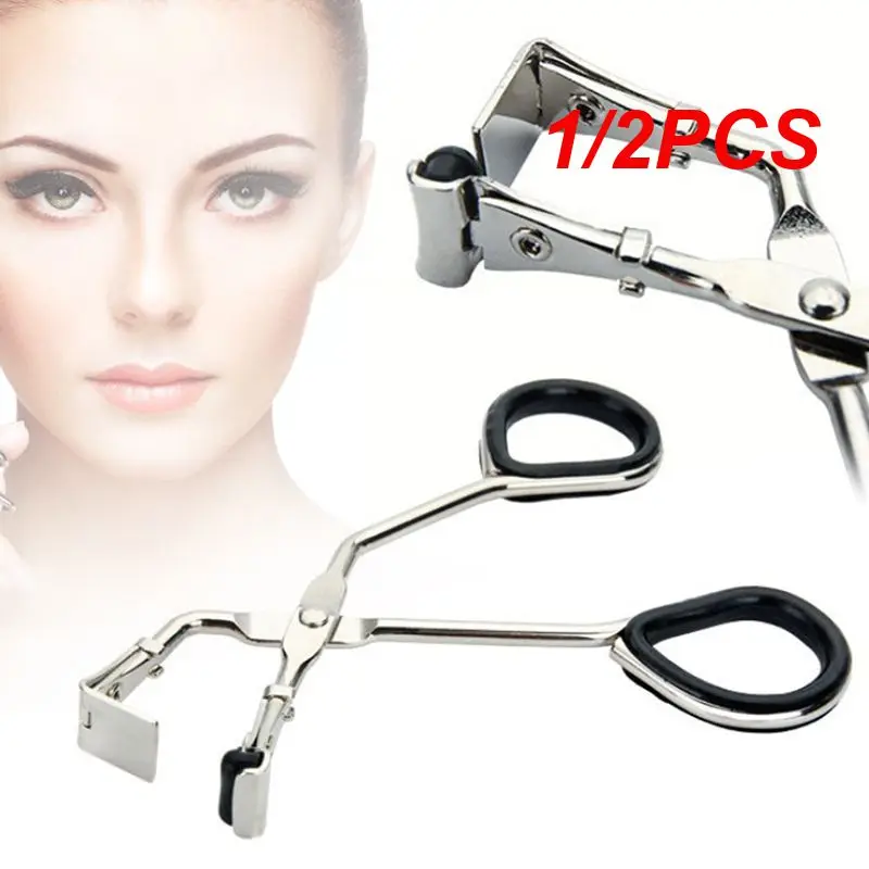 1/2PCS MAANGEProfessional Eyelash Curler Folded False Eyelash Aids Nature Curl Stainless Steel Cosmetic Makeup Tools Accessories