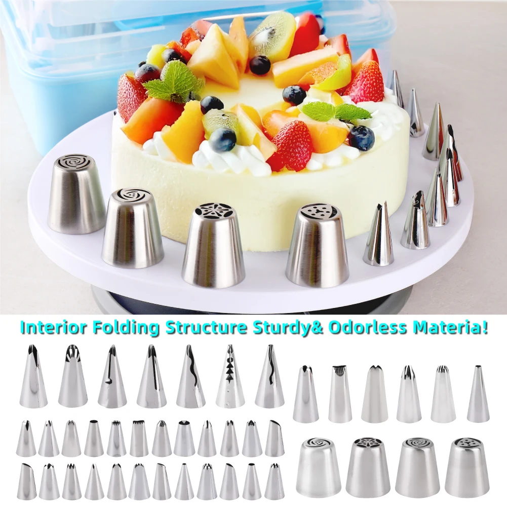 208pcs Cake Decorating Baking Supplies Tool Set-Complete Cake Decorating Kit with Piping Tips, Tools & Accessories for Beginners