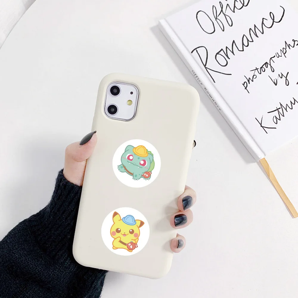 500pcs/Roll Cute Pokemon Pikachu Cartoon Anime Sealing Stickers Decoration DIY PVC Laptop Decals Graffiti Stiker Reward Gift Toy