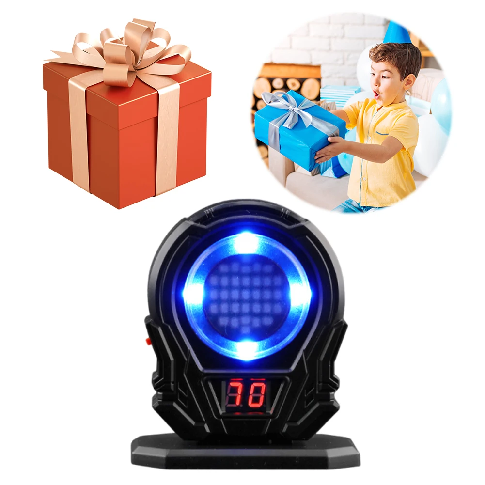 

Portable Light Trainer Target Battery Powered Shooting Target with Sound & Light Light Training Target for Indoor Play