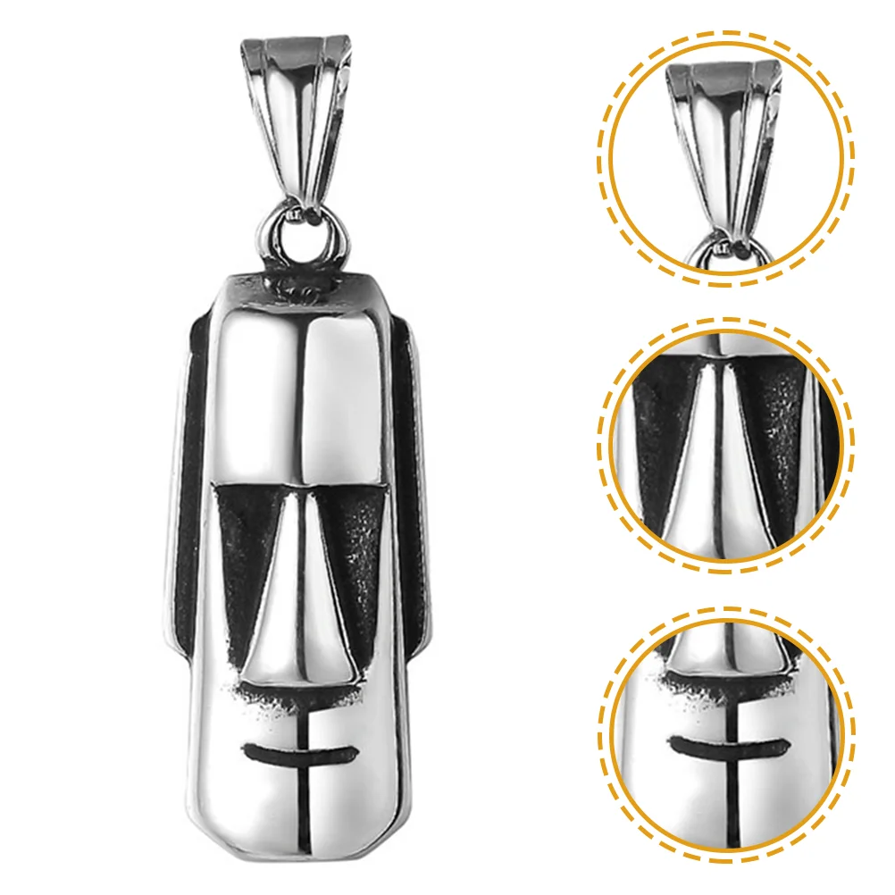 Easter Island Necklace Pendants Charms Head Men's Necklaces Jewelry Accessories Bracelet