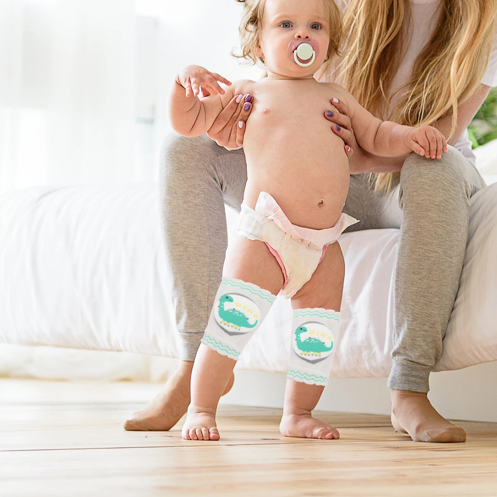 

Children's Knee Pads Baby Breathable Comfortable Protective Cartoon Toddler Crawling Kneepads Durable Lightweight for Kids