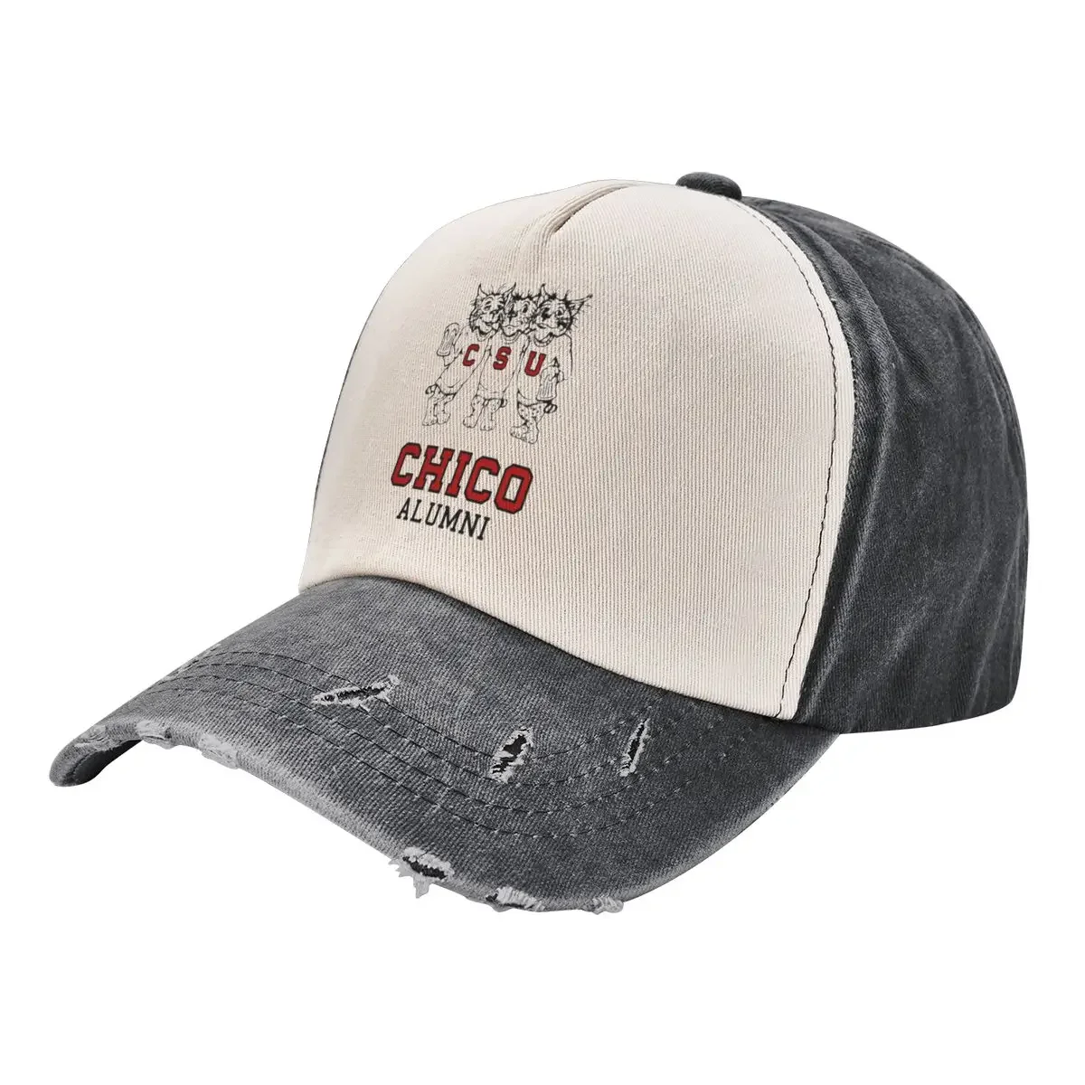 Chico State Alumni Vintage Drinking Wildcats Logo From The 1970's / 1980's Baseball Cap Streetwear Hip Hop Women Hats Men's