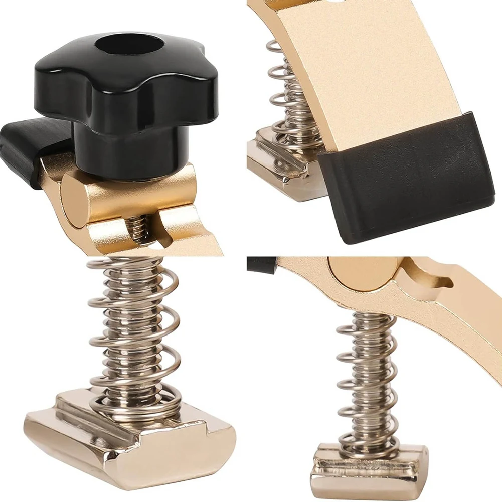 2PCS Mini Hold Down Clamp Kit, CNC Router Clamp For Woodworking And Metalworking, With 3018 CNC Router Machine