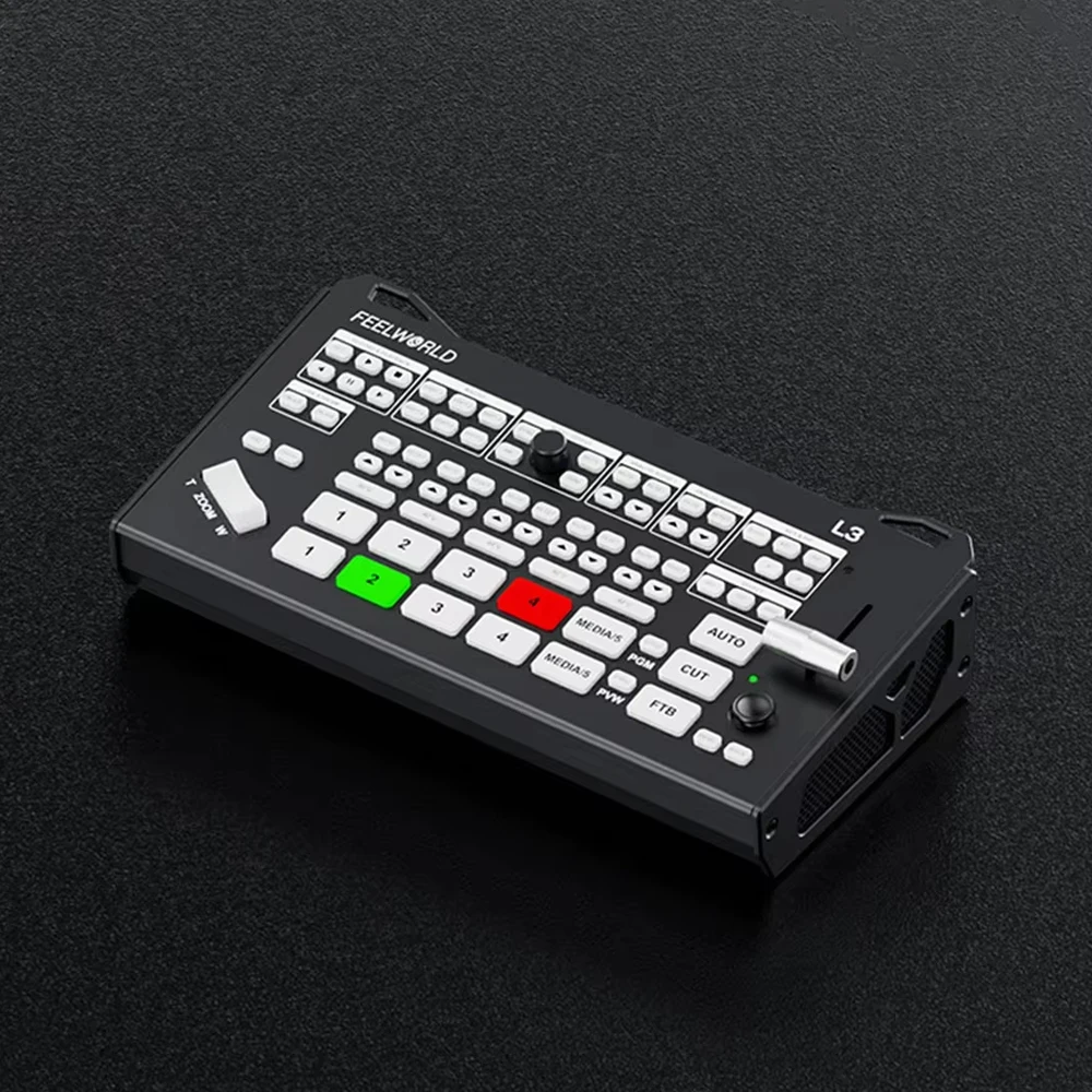 Feelworld L3 HDMI Multi Source Live Stream Switcher 4K60Hz Input for Broadcast Live Streaming