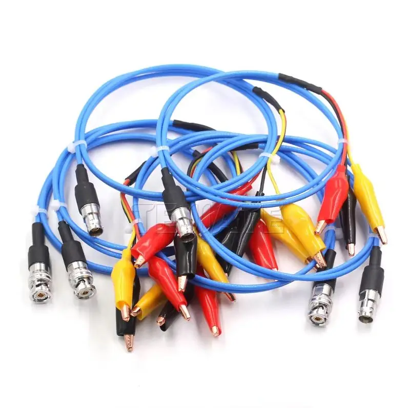 BNC Triaxial to Alligator Clip Test Line TRB-J-K Three-Bayonet Male and Female Head TRRG316 RF Adapter Cable