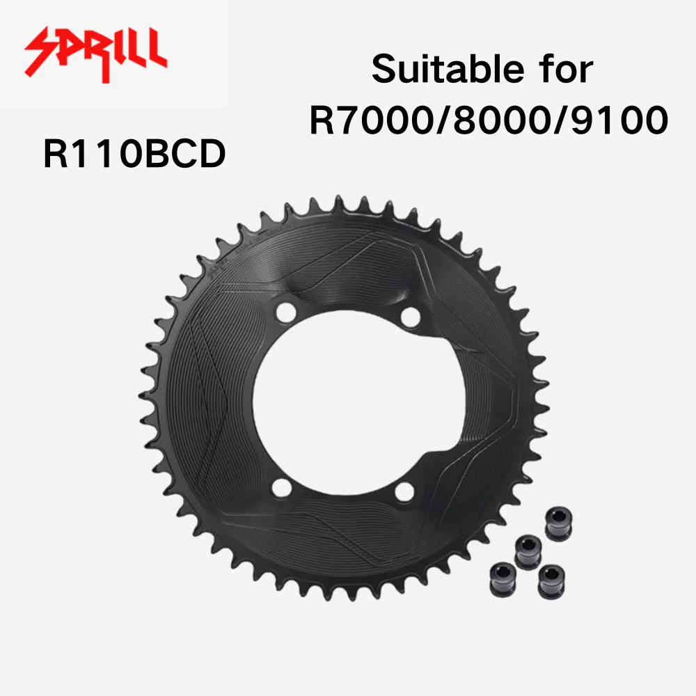 Pass Quest R110BCD Bicycles Chainwheel 110BCD Closed  Disk 3mm Offest Bicycles Chainwheel forSHIMANO R7000 8000 9100