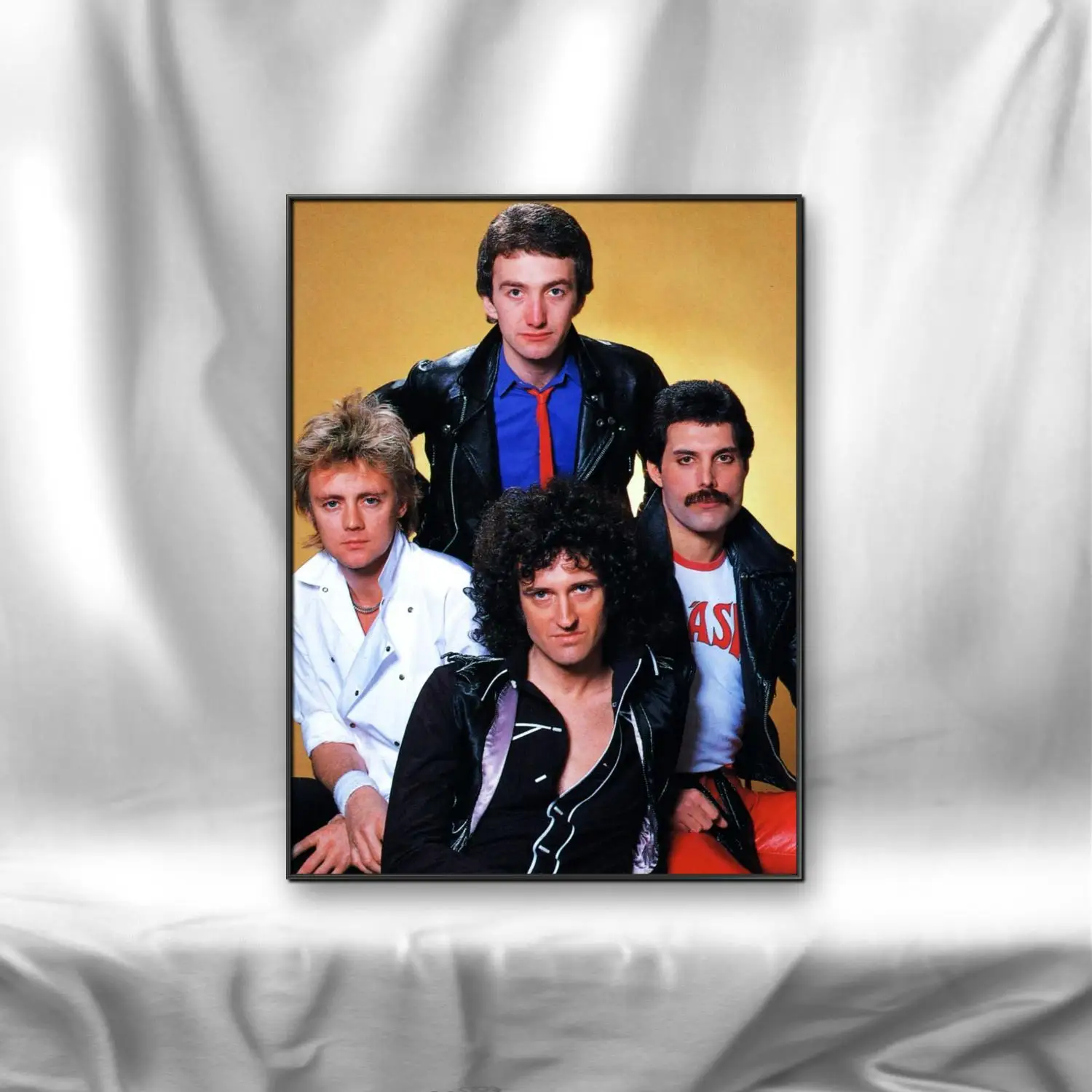 Q-Queen DIY Diamond Painting Rock Singer Freddie Mercury Black and White Arti Portrait Diamond Embroidery Room Decor Home Decor Gift Collect view 2