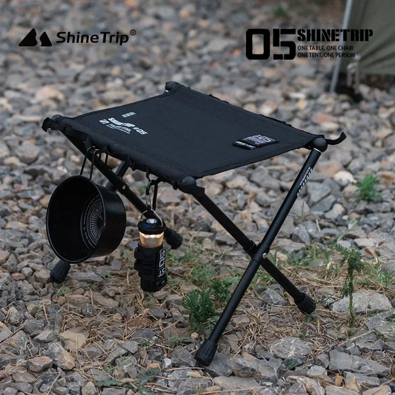 ShineTrip Tactical Camping Chair Outdoor Mazar Aluminum Alloy Ultra Light Portable Folding Camping Chair Fishing Chair