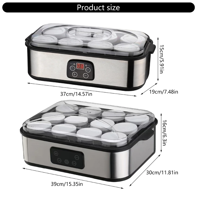 Thiết bị nuôi cấy sữa chua đa chức năng K1AD với bát và kiểm soát nhiệt độ