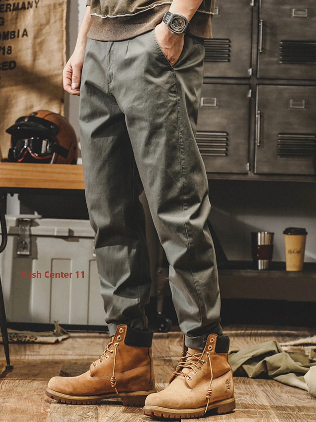 

Мужские повседневные брюки в американском стиле ретро, осень 2024, новая рабочая одежда, свободные прямые брюки на подкладке, бренд Faion, весна-осень