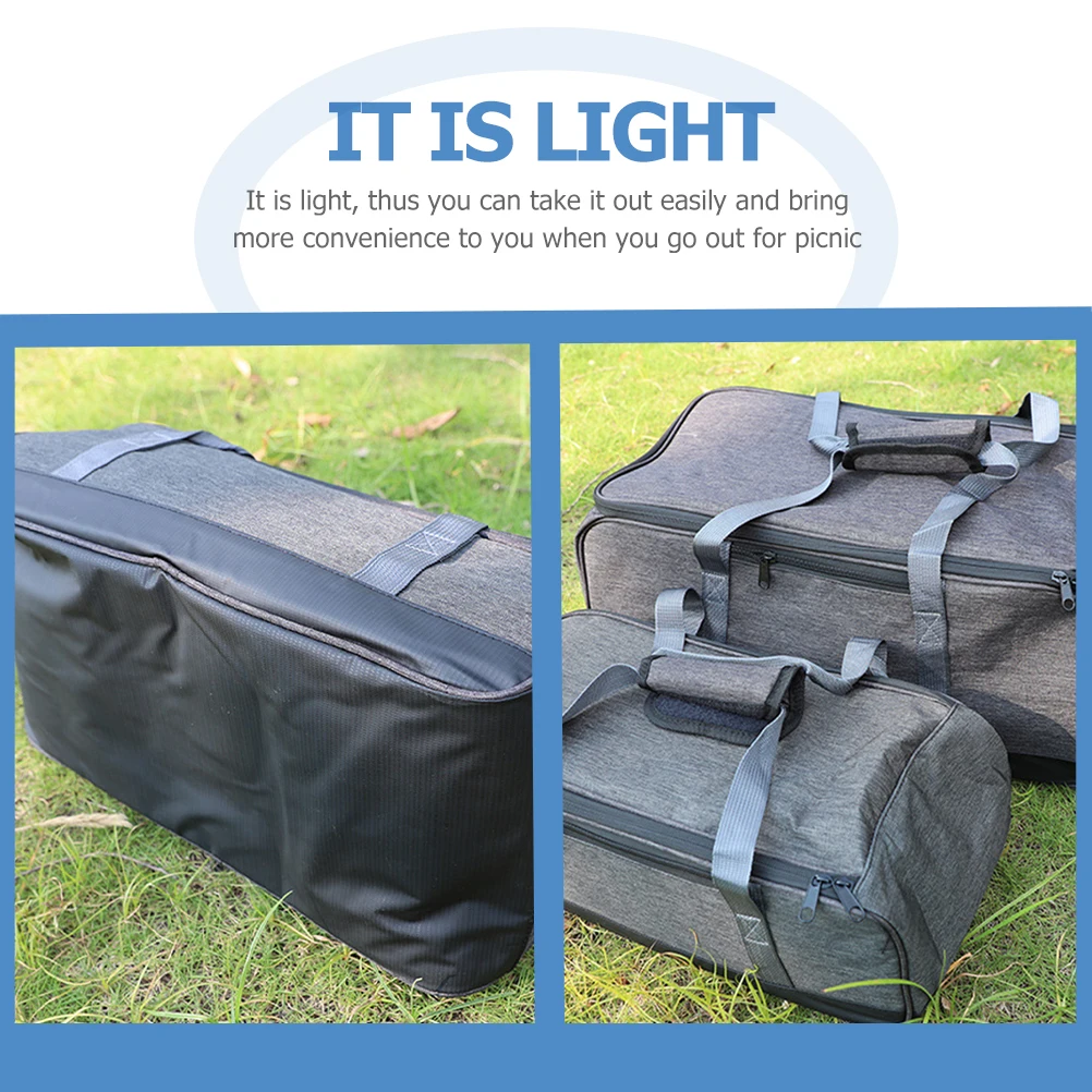 

Camping Power Stove Set Portable Camper Storage Bag for Utensils Tableware Pot Case Organizer
