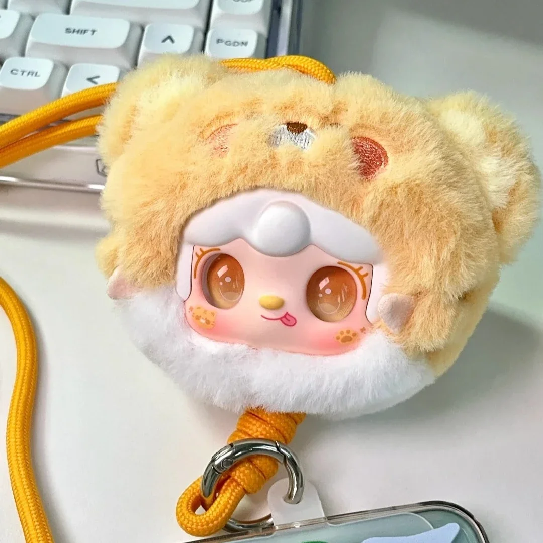 Yooki V7 cordón para teléfono móvil caja ciega juego de moda colgante muñeca de vinilo juguete de peluche caja misteriosa juguete de moda lindo regalo sorpresa