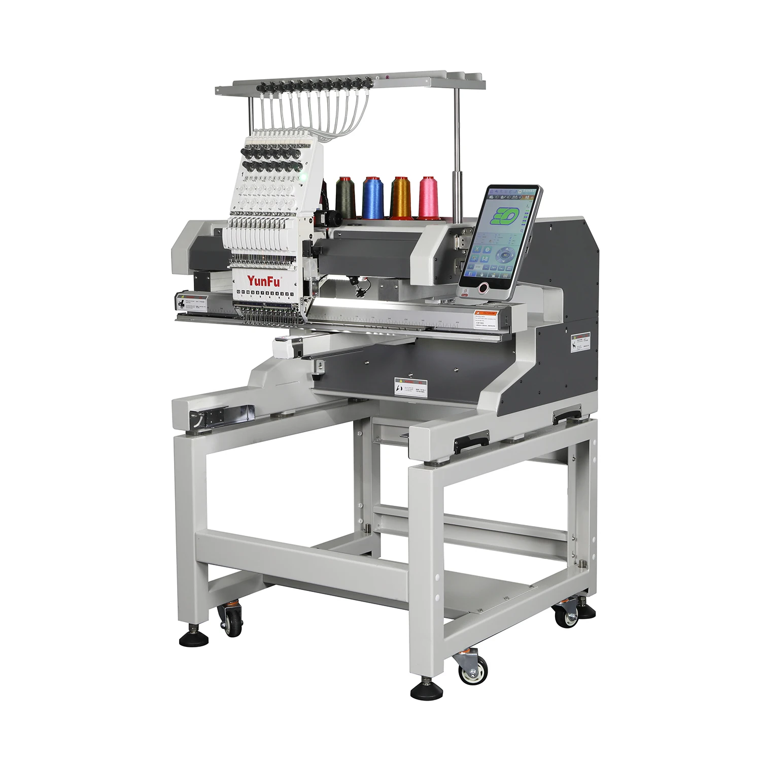 New Dahao Cap Flat Garments Computerized Embroidery Machine 1200 RPM 500x800mm Embroidery Area Multifunctional Bearing Home Use