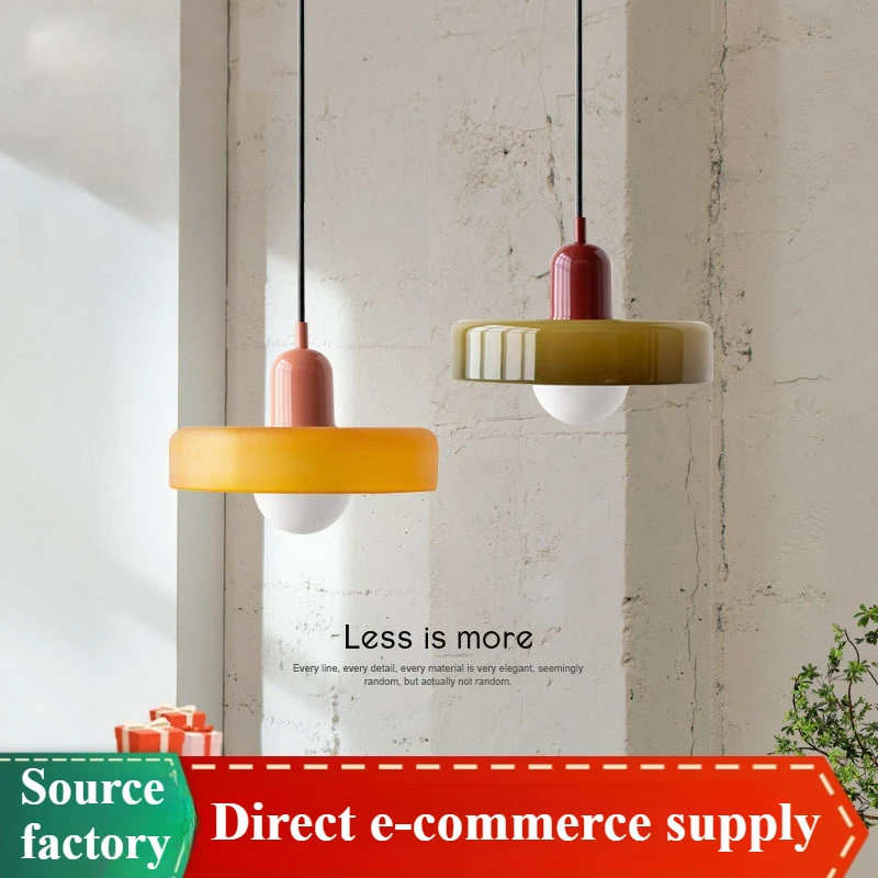 

25 см скандинавская ретро стеклянная люстра для гостиной, столовой, спальни, кухни, современное освещение, украшение, ретро светильник