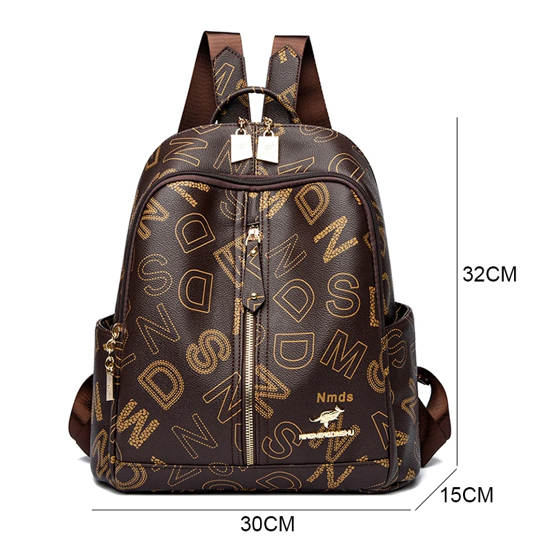 Damskie miękkie skórzane plecaki o dużej pojemności damskie plecak Casual Travel damskie backpack Machial Feminina dla nastolatków Grils Sac