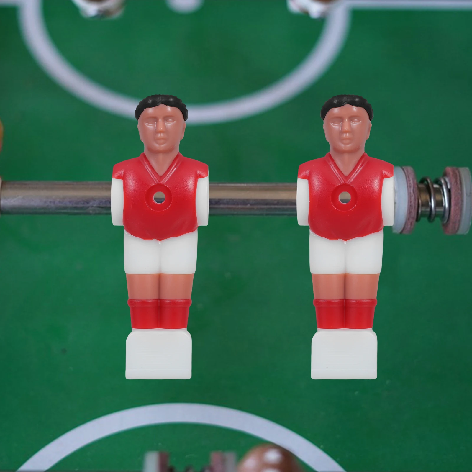 

11pcs Football Table Players Plastic Toys Red Color Replacement Table Soccer Game Supplies Foosball Accessories