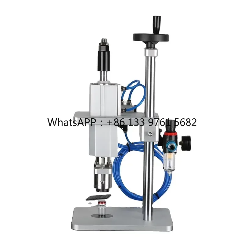 WSQ Semi-automatic Pneumatic Crimping Tool for Vials Oral Liquid Sealing Machine Aluminum-Plastic Cap Crimping Machine 13mm