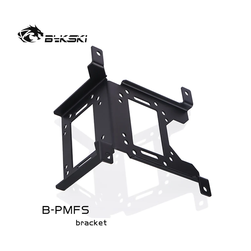 Bykski Multi-function Bracket Use for/ Radiator / Water Pump / Water Tank Black Computer Accessories Fitting B-PMFS