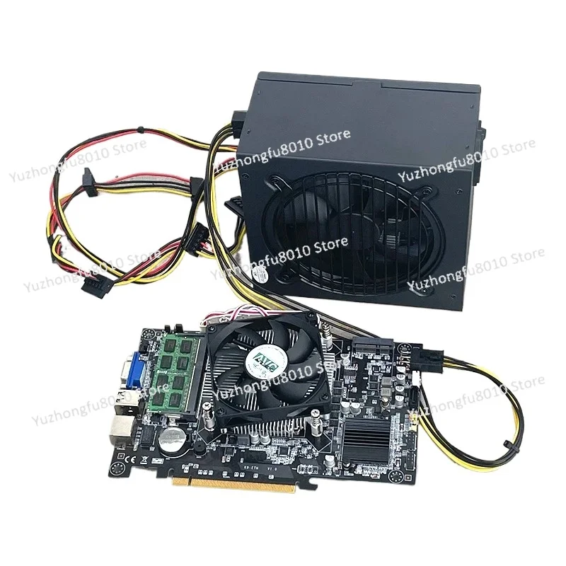 Б/у J1900/B75K9-ETH основная плата управления NAS Hei Synhui сетевой сервер с несколькими жесткими дисками