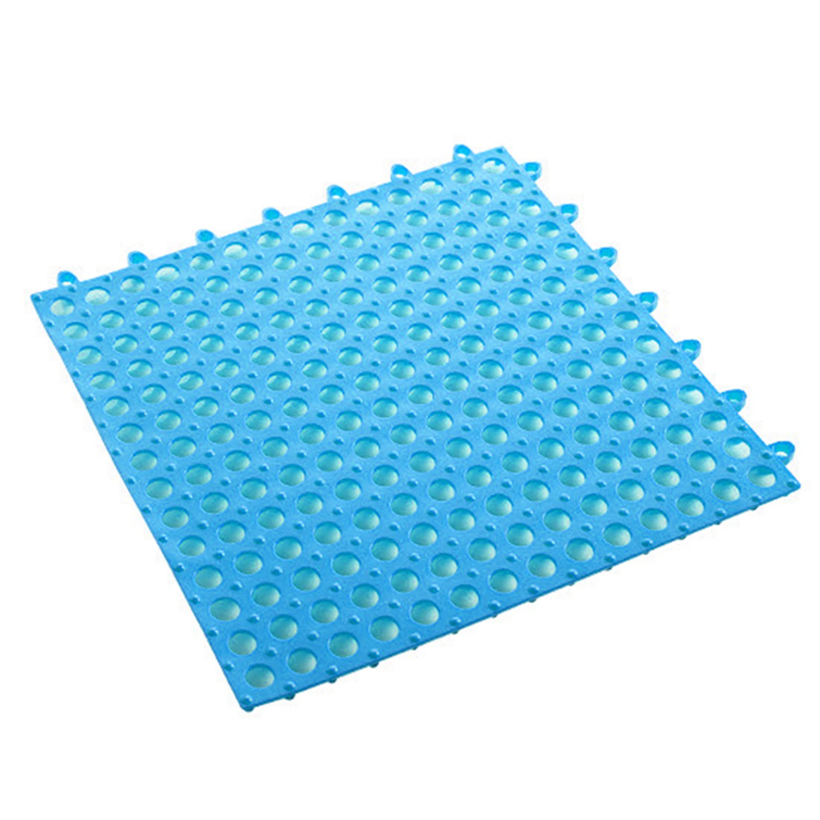 Cuttable Soft PVC Non-Slip Tile Splicing Waterproof Mat Drain Pool Shower Bath Kitchen Cushion 30x30cm Mats