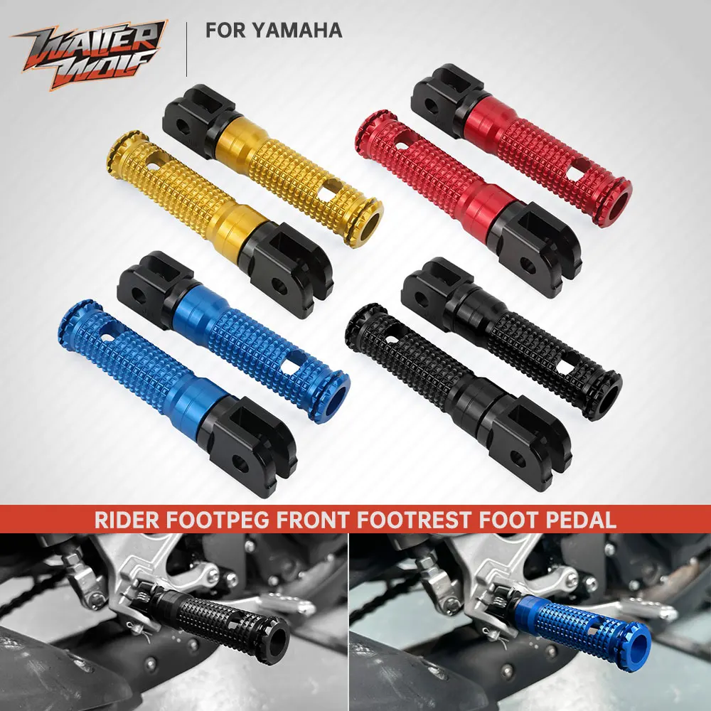 

YZF R3 R25 R1 R6 Front Rider Footpeg Footrest For Yamaha MT03 MT-07 MT-25 FZ1 FZ6 FZS1000 XJ6 600 N/S XSR700 Tracer 7/GT Pedals