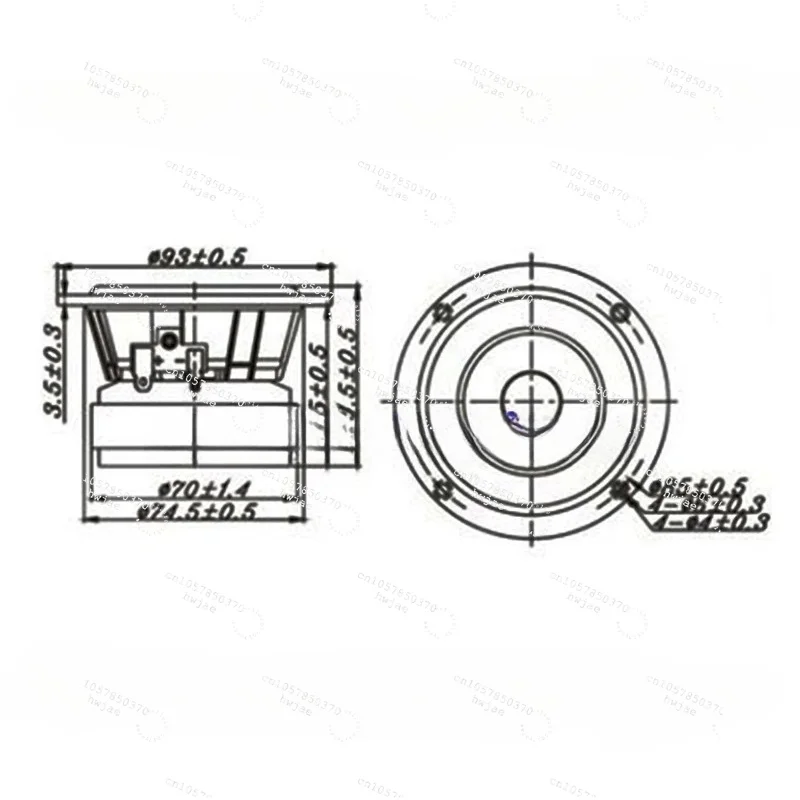 3-Inch Full-Range Speaker Fever Speaker High-End Quality 75-20K W3-2141