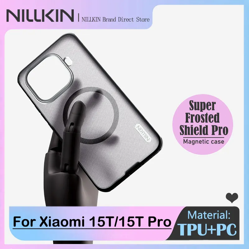 Для корпуса серии Xiaomi 15T, матовый щит NILLKIN Pro, защита военного уровня, пыленепроницаемость и защита от отпечатков пальцев, точные вырезы