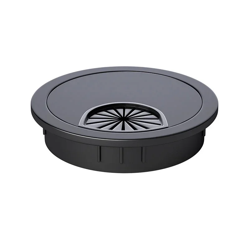 

Computer desktop cable hole cover Desk threading hole cover Decorative opening sealing cover Metal 50