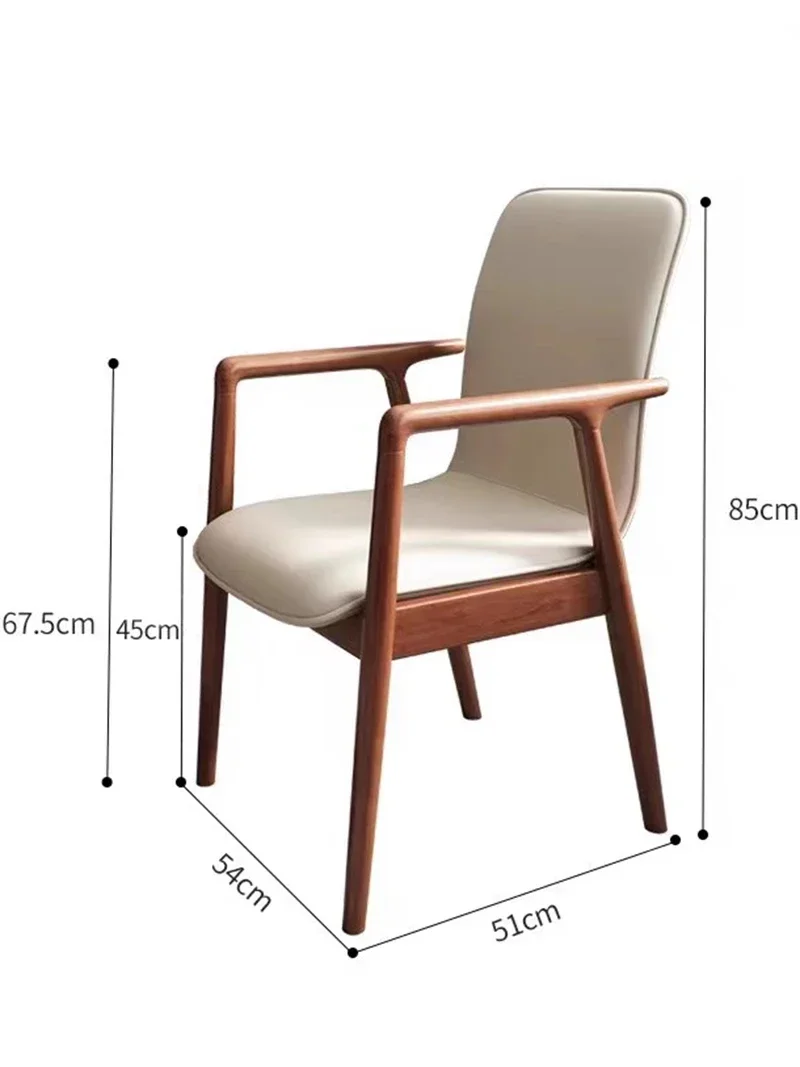 모던 악센트 식당 의자, 나무 팔, 사무실 서재 발코니, 식당 의자, 디자이너 호텔 거실 스툴 발코니 홈 가구